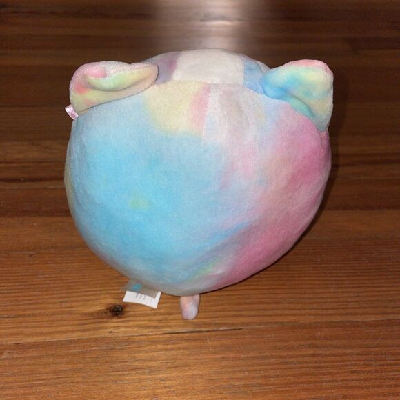 Squishmallows Kellytoy Cyma Corgi Dog Pink Tie Dye Plush Stuffed Animal 7 in - Picture 5 of 10